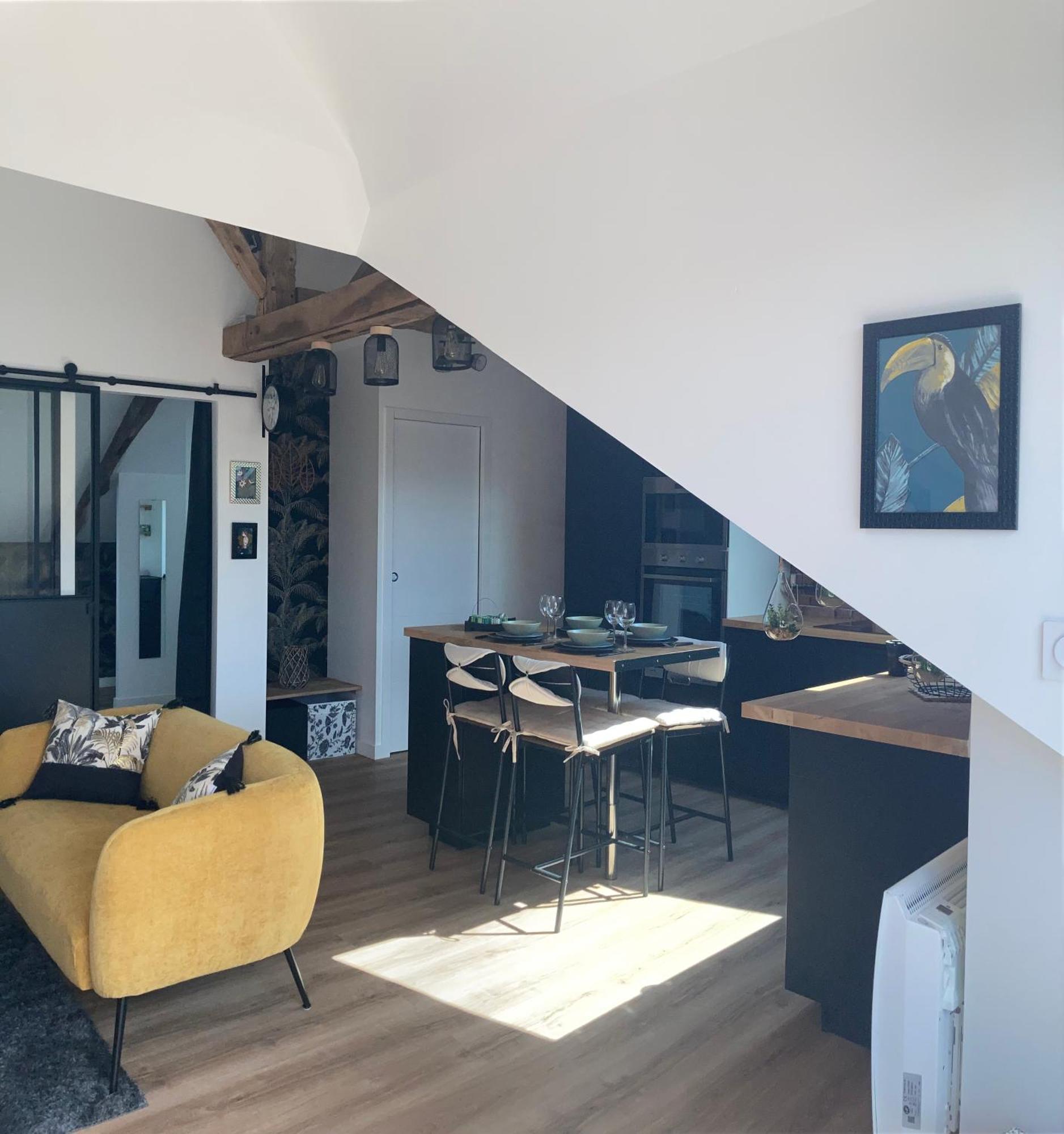 Gite La Terrasse Du 37 Breteil Bagian luar foto